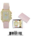 5538 - Montres Carlo Jewlery Gift Box with PU Band Watch