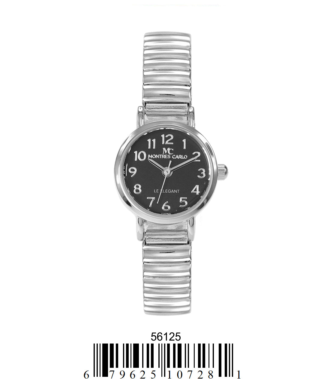 5612-Montres Carlo Flex Band Watch