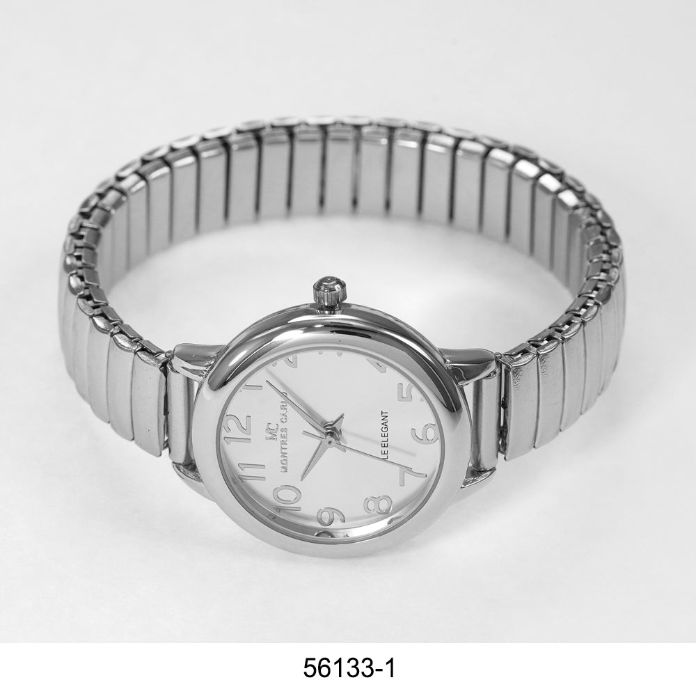5613-Montres Carlo Flex Band Watch
