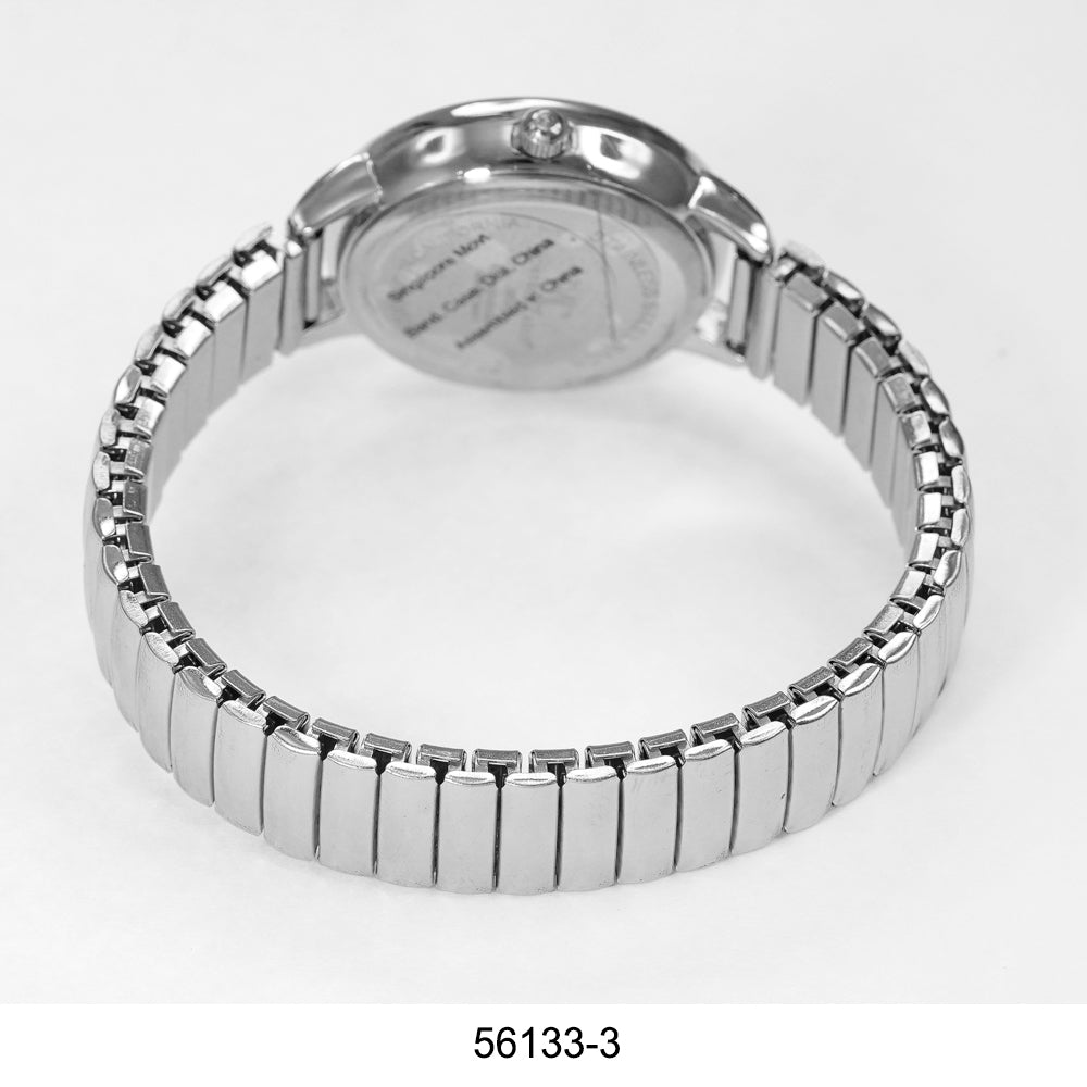 5613-Montres Carlo Flex Band Watch