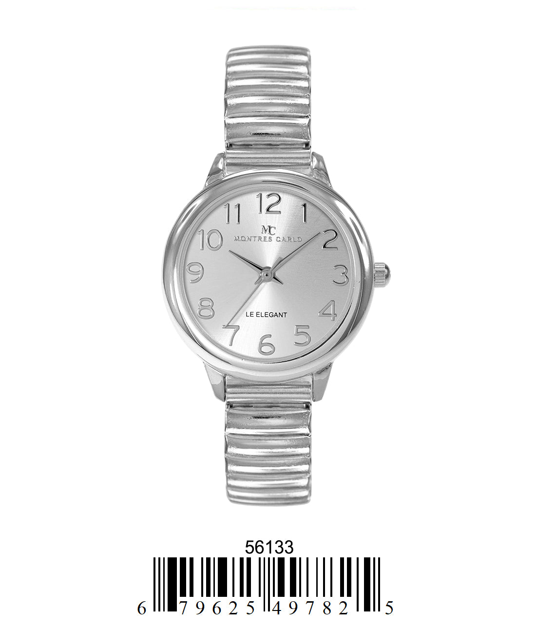 5613-Montres Carlo Flex Band Watch