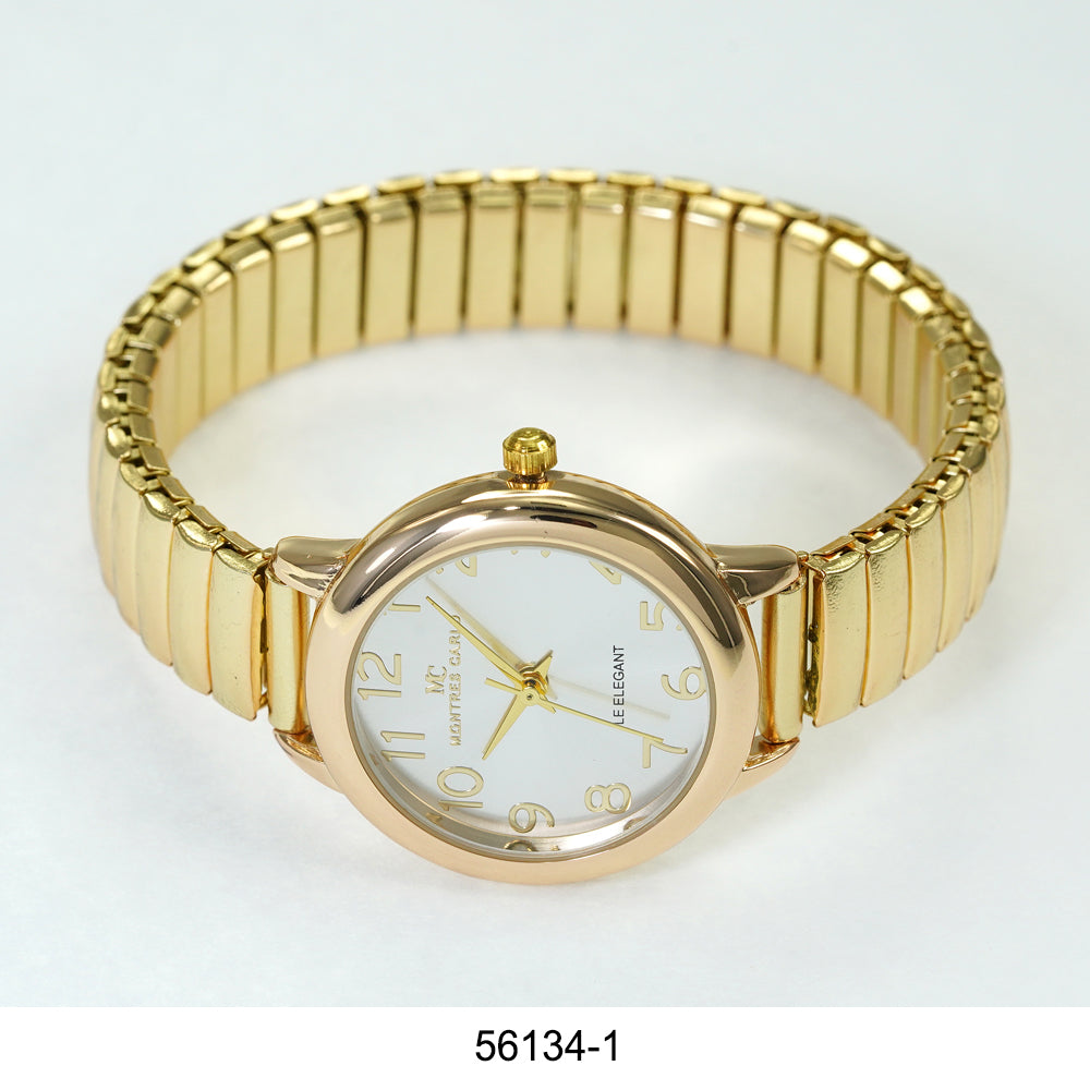5613-Montres Carlo Flex Band Watch