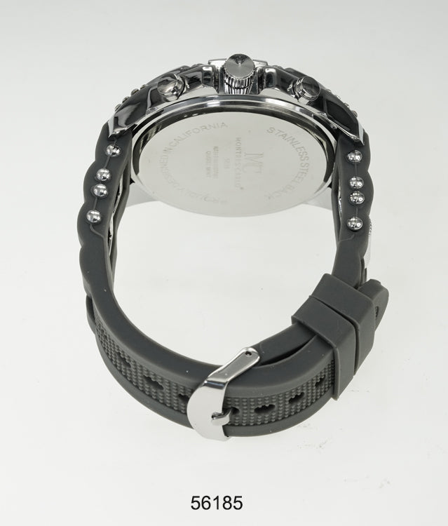 5618-Montres Carlo Silicon Band Watch