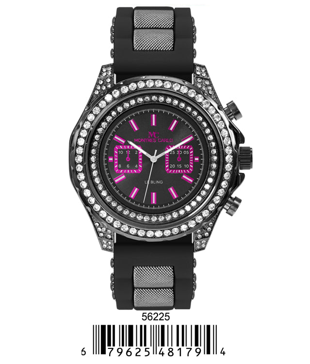 5622-Montres Carlo Silicon Band Watch