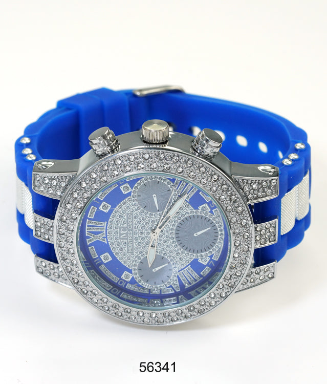 5634-Montres Carlo Silicon Band Watch