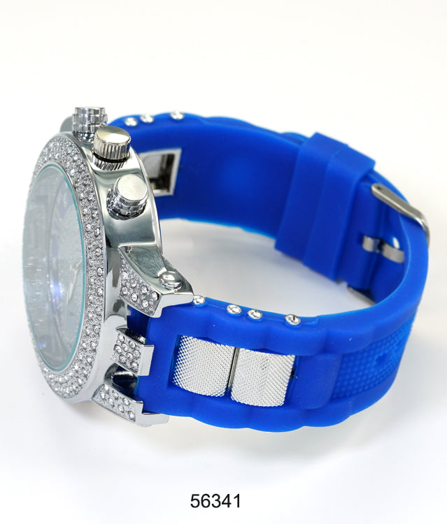 5634-Montres Carlo Silicon Band Watch