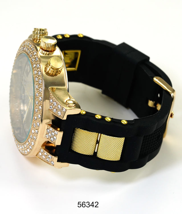 5634-Montres Carlo Silicon Band Watch