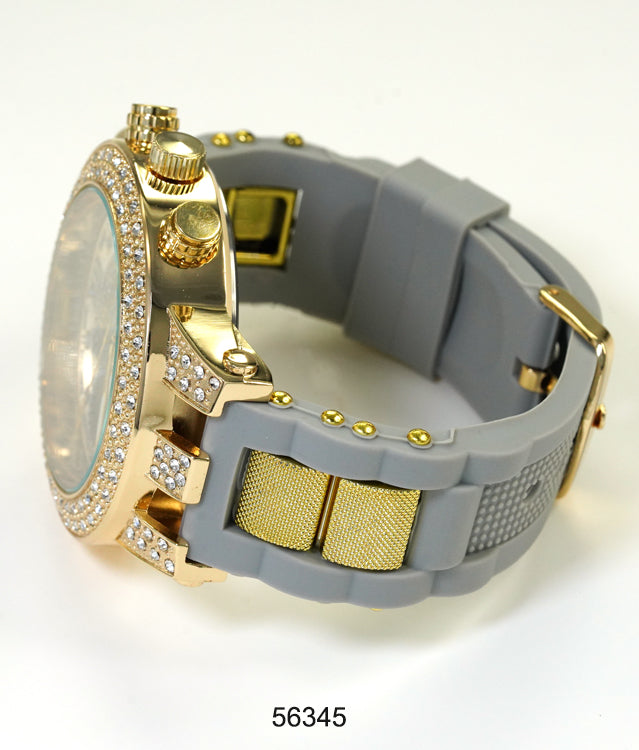 5634-Montres Carlo Silicon Band Watch