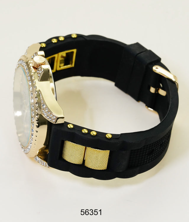 5635-Montres Carlo Silicon Band Watch