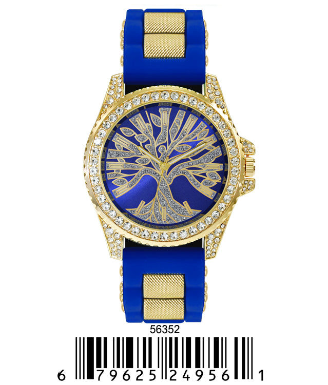 5635-Montres Carlo Silicon Band Watch