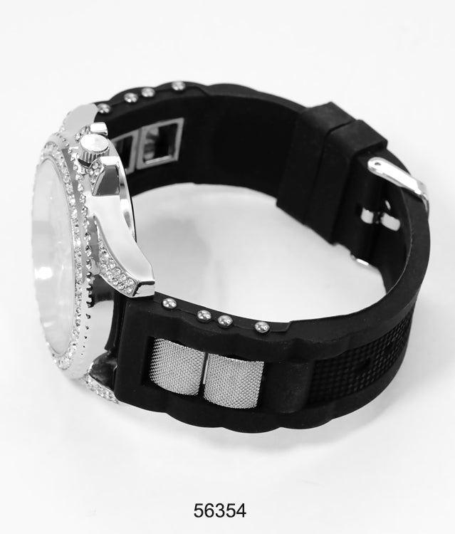 5635-Montres Carlo Silicon Band Watch