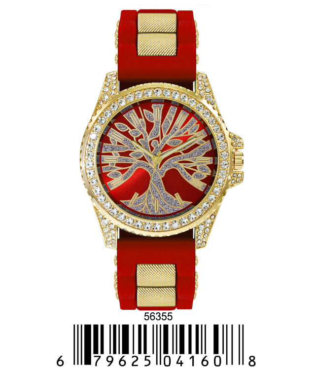 5635-Montres Carlo Silicon Band Watch