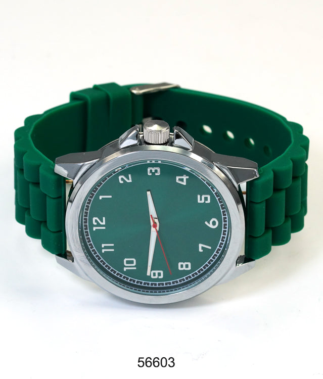 5660-B8 - Prepacked Silicon Band Watch