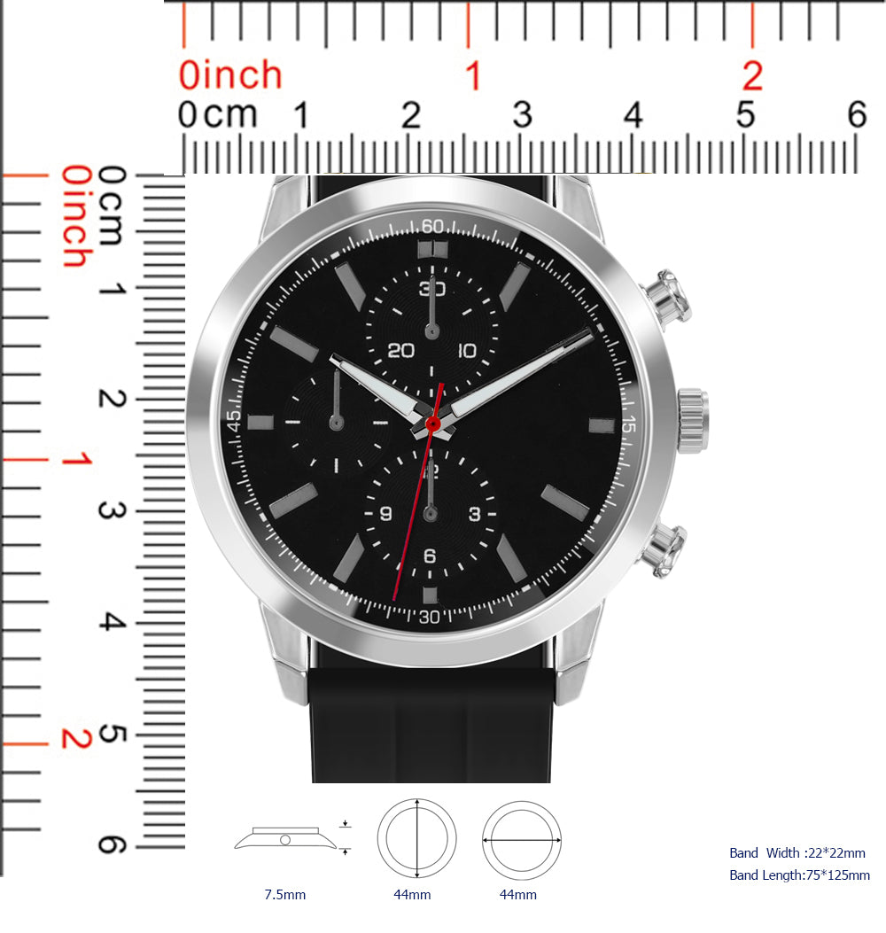5661-B8 - Prepacked Silicon Band Watch