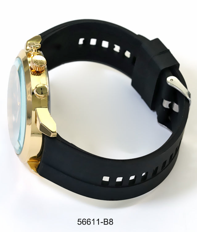 5661-B8 - Prepacked Silicon Band Watch