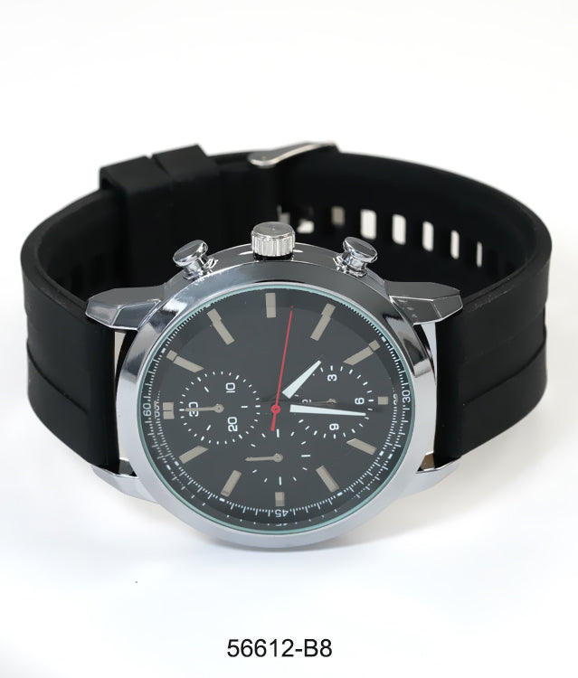 5661-B8 - Prepacked Silicon Band Watch
