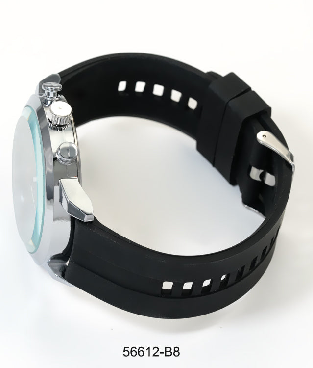5661-B8 - Prepacked Silicon Band Watch