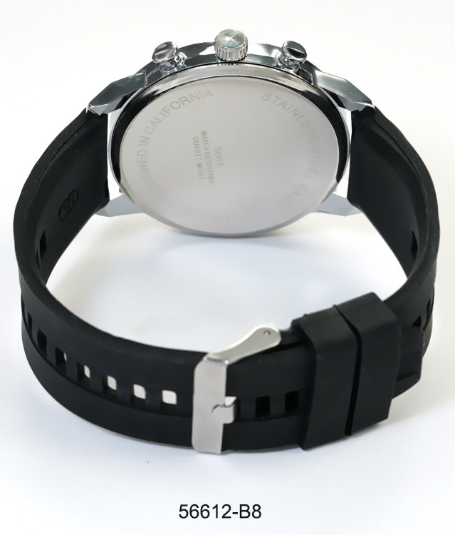 5661-B8 - Prepacked Silicon Band Watch