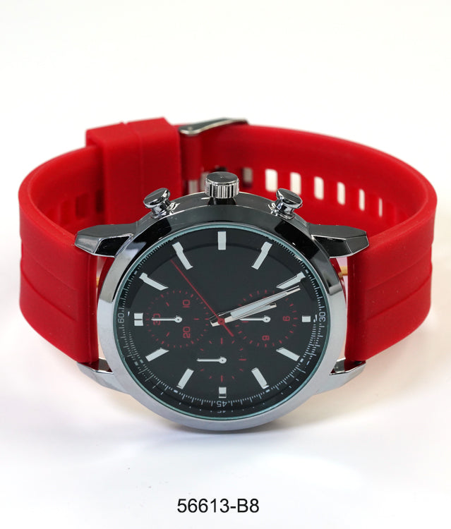 5661-B8 - Prepacked Silicon Band Watch