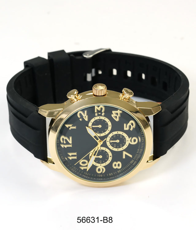 5663-B8 - Prepacked Silicon Band Watch
