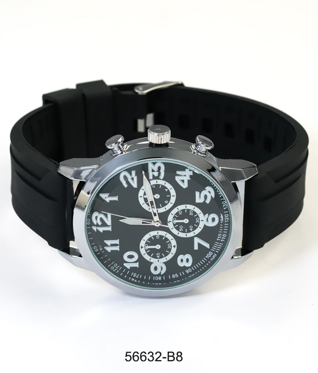 5663-B8 - Prepacked Silicon Band Watch