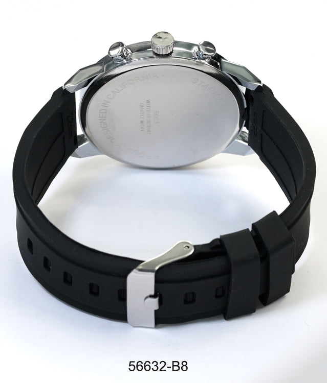 5663-B8 - Prepacked Silicon Band Watch