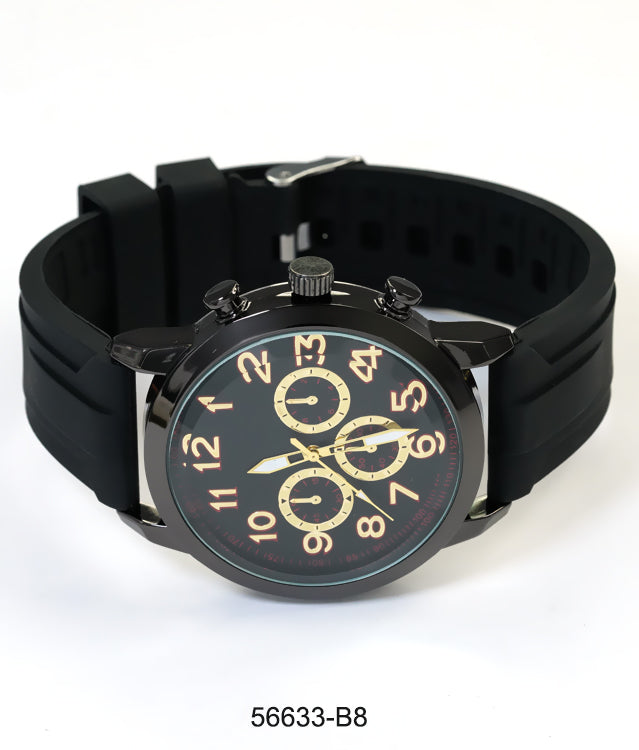 5663-B8 - Prepacked Silicon Band Watch