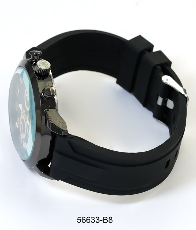 5663-B8 - Prepacked Silicon Band Watch