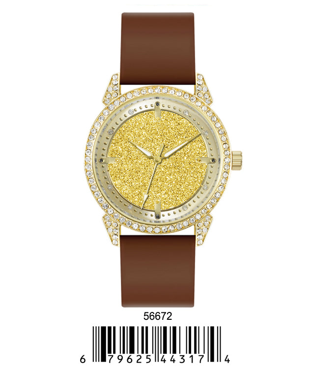 5667-Montres Carlo Silicon Band Watch