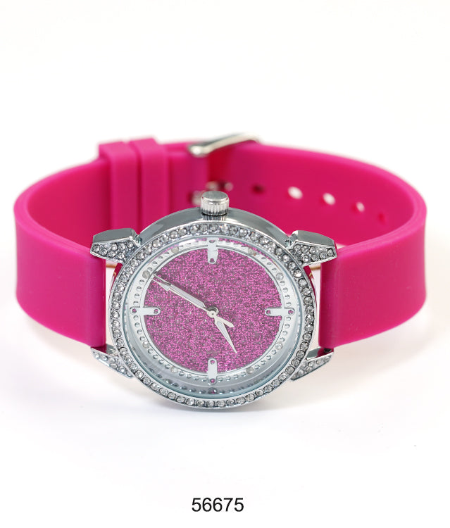 5667-Montres Carlo Silicon Band Watch