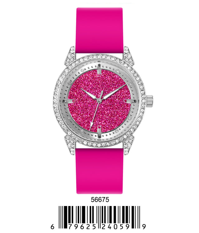 5667-Montres Carlo Silicon Band Watch