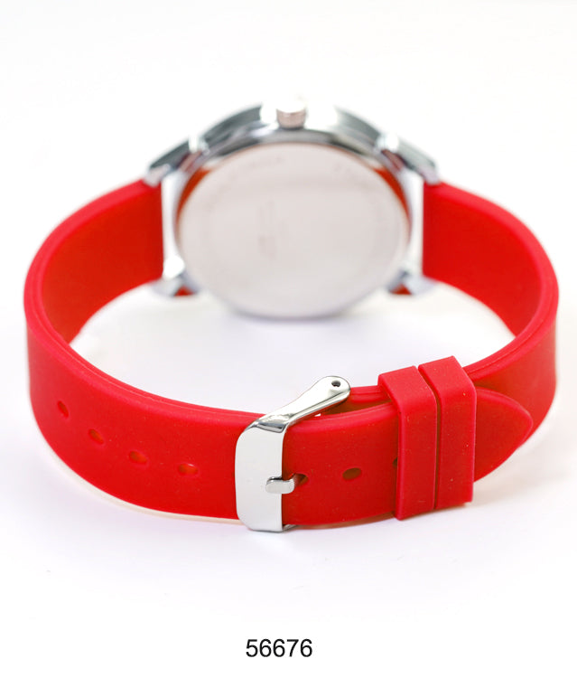 5667-Montres Carlo Silicon Band Watch
