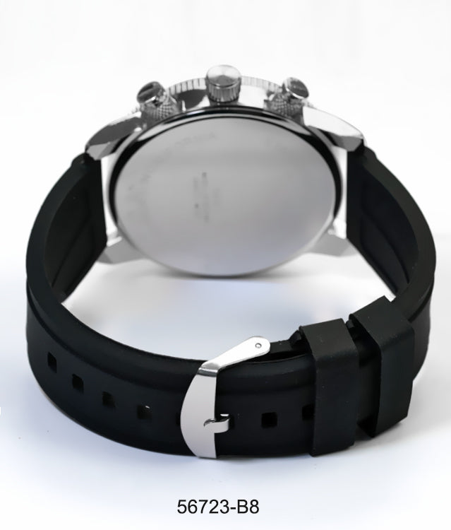 5672-B8 - Prepacked Silicon Band Watch