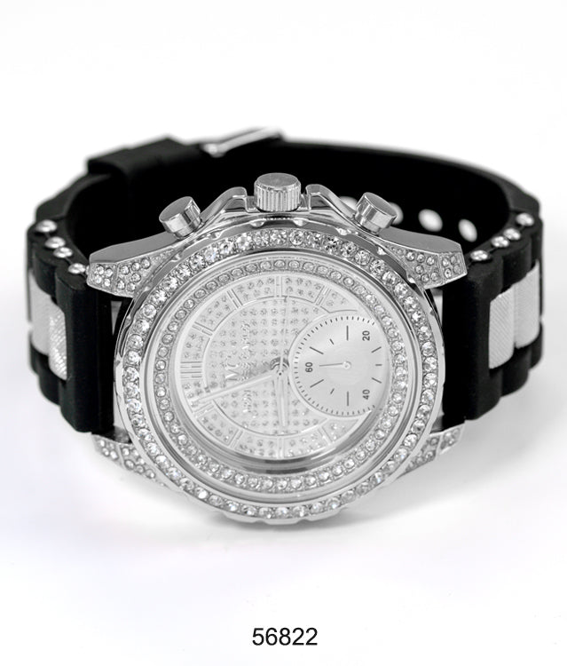 5682-Montres Carlo Silicon Band Watch