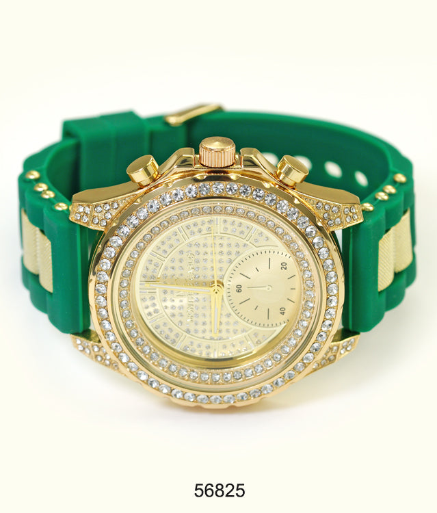 5682-Montres Carlo Silicon Band Watch