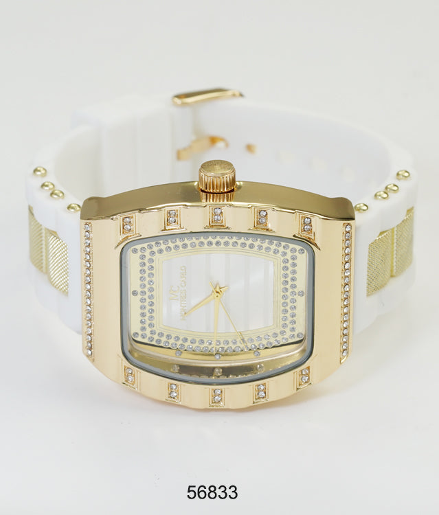 5683-Montres Carlo Silicon Band Watch