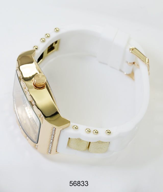 5683-Montres Carlo Silicon Band Watch