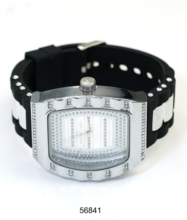 5684-Montres Carlo Silicon Band Watch