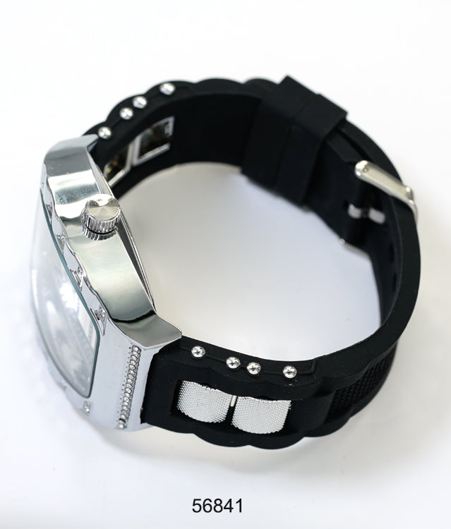 5684-Montres Carlo Silicon Band Watch