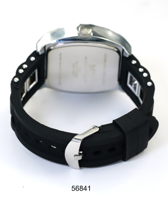 5684-Montres Carlo Silicon Band Watch