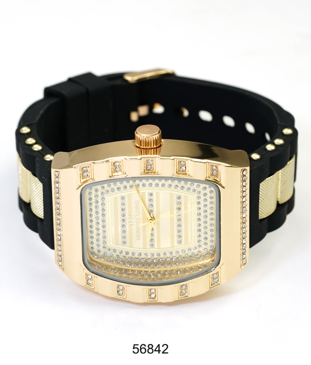 5684-Montres Carlo Silicon Band Watch