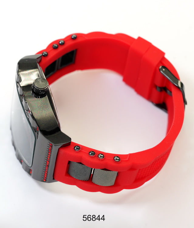 5684-Montres Carlo Silicon Band Watch