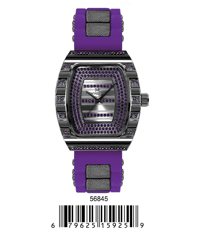 5684-Montres Carlo Silicon Band Watch