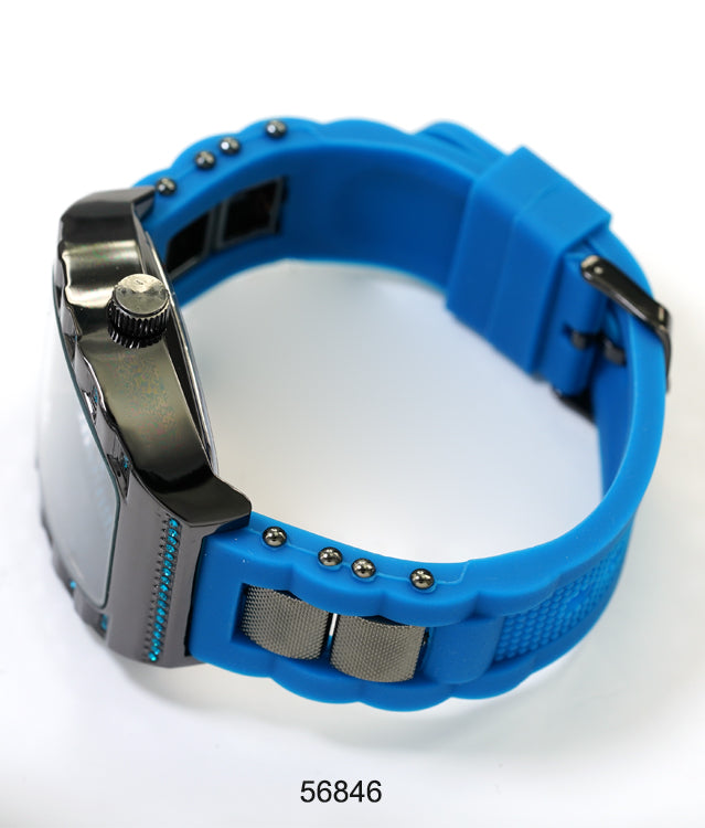 5684-Montres Carlo Silicon Band Watch