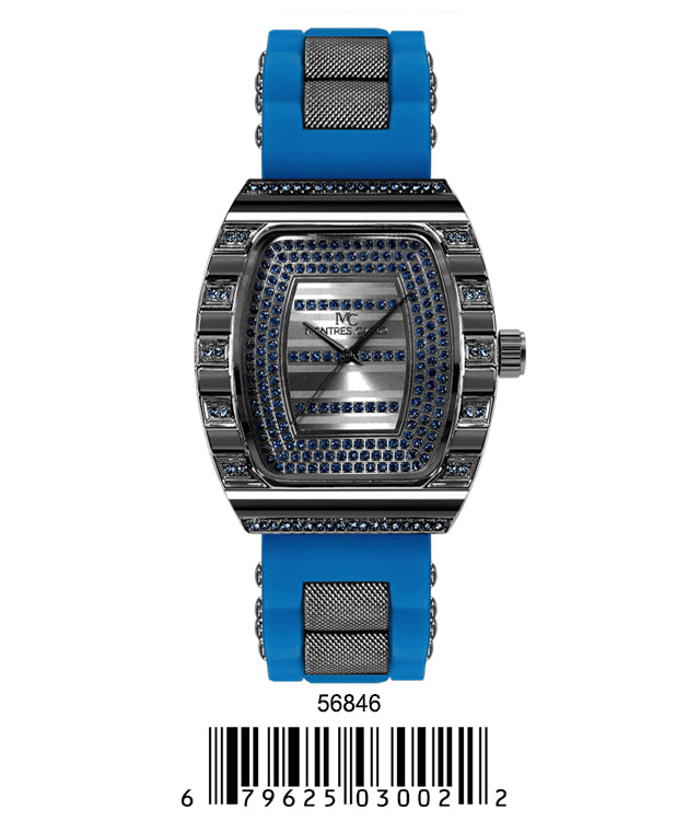 5684-Montres Carlo Silicon Band Watch