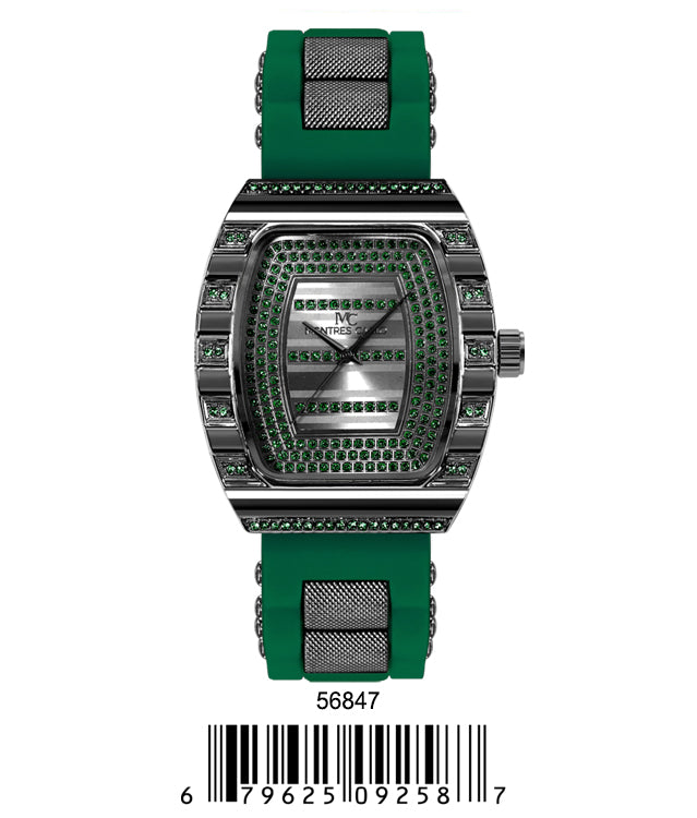 5684-Montres Carlo Silicon Band Watch