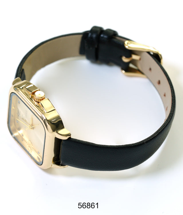 5685 - Faux Leather band watch