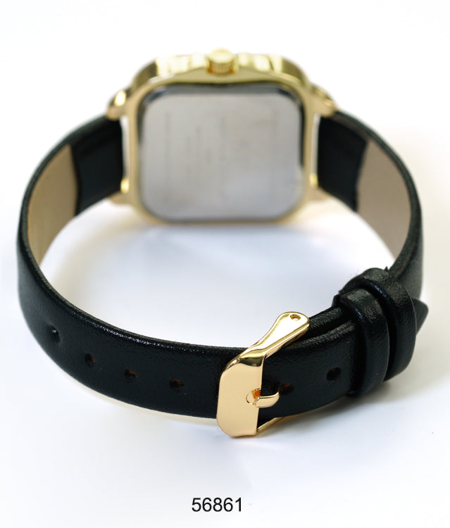 5685 - Faux Leather band watch