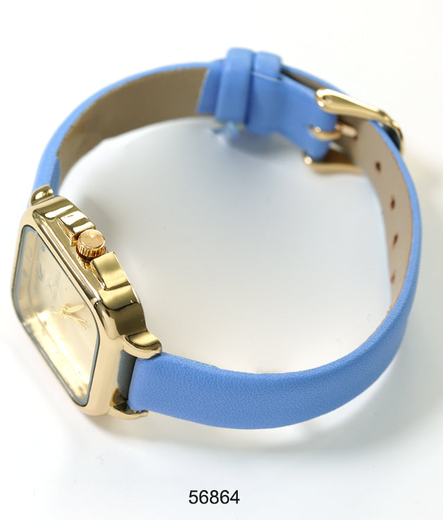 5685 - Faux Leather band watch