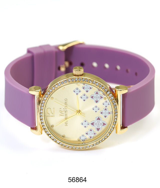 5686-Montres Carlo Silicon Band Watch